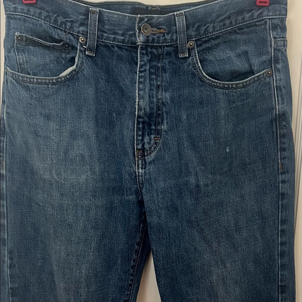 Vintage Calvin Klein Jeans Men's 32x32 Blue Denim Pants Easy Fit Medium Wash